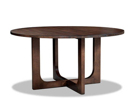 Pino - Round Dining Table - Dark Brown