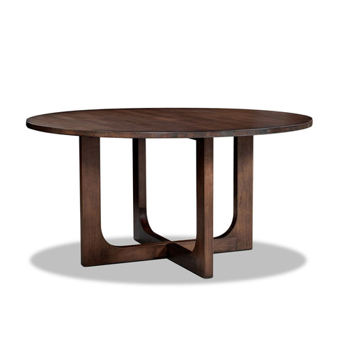 Pino - Round Dining Table - Dark Brown