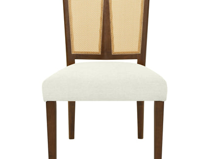 Mid Century Rattan Dining Chair Without Arms Set