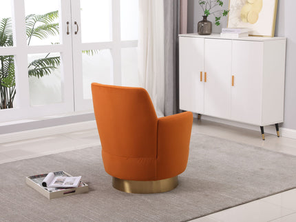 Teddy Swivel Barrel Chair, Swivel Accent Chairs Armchair For Living Room