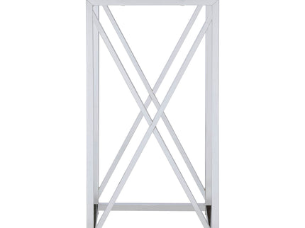 Accent Table With Accents - Glossy White