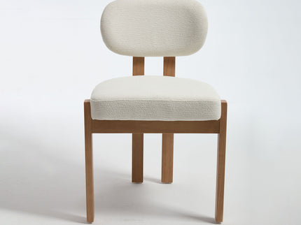 Dining Chairs With Ergonomic Backrest And Adjustable Feet (Set of 2)