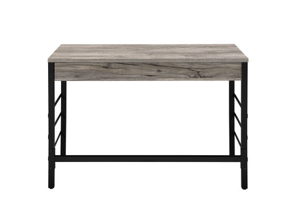 Disho - Weathered Writing Desk With USB - Oak
