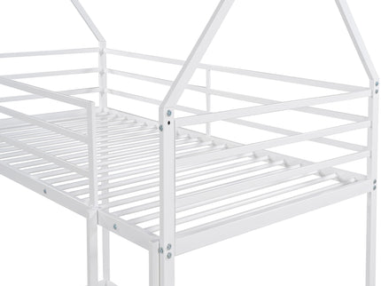 House Bunk Bed With Built In Ladder