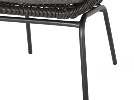 Outdoor Wicker Club Chair With Cushions (Set of 2)