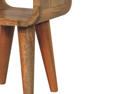 Minimalist Open Curved Nightstand