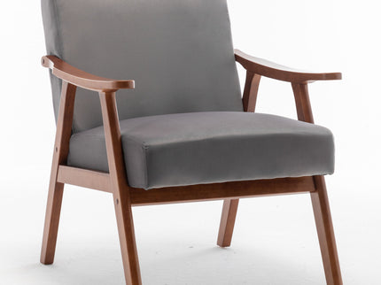Accent Chair, Classic Mid Century Modern For Extra Seating