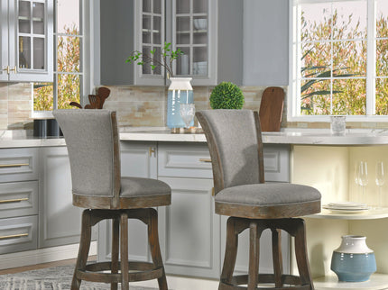 Henry - Armless Swivel Counter Height Bar Stool