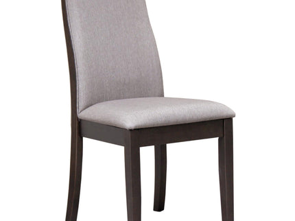 Upholstered Dining Chair (Set of 2) - Taupe / Brown