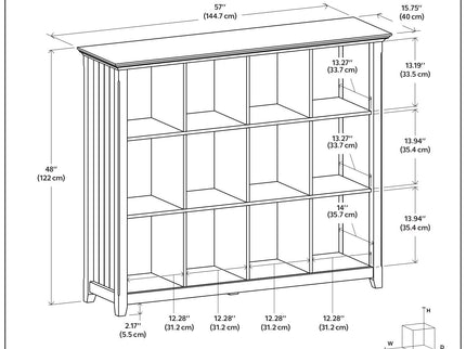 Acadian - Handcrafted Cube Storage