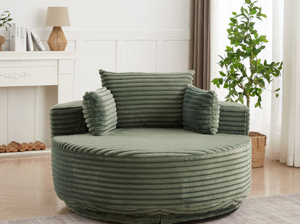 Swivel Chair With 360° Rotation For Living Room