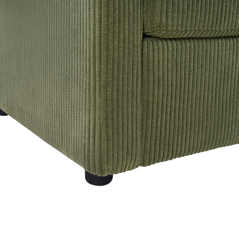 Sleeper Sofa With Foldable Mattress, USB Ports, Side Table & Storage Pocket