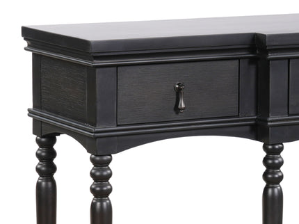 Retro Console Table With 3 Soft Close Drawers