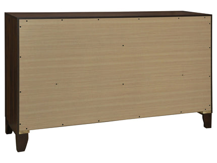Anza - 6 Drawer Dresser Cabinet - Walnut