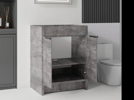 Freestanding Bathroom Vanity Cabinet With Soft Close Doors, Cabinet Only