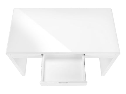 Computer Desk For Home Office, Storage Drawers, Contemporary & Modern - White