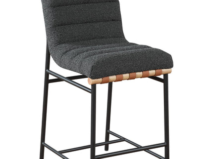 Lahni - 17" Boucle Fabric Counter Height Chair