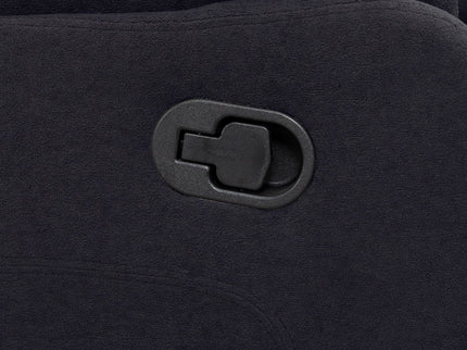 3 Seat Manual Reclining Sofa With Deep Recline - Black