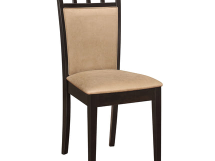 Gianna - 5 Piece Dining Set With Oval Table And Side Chairs - Cappuccino
