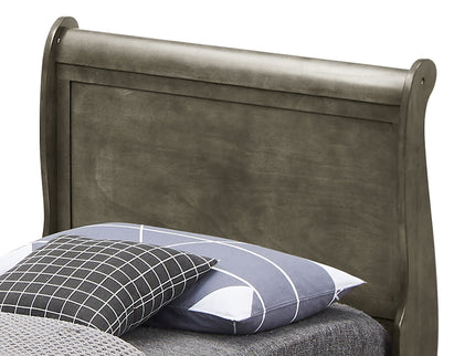 Upholstered Panel Sleigh Bed Design