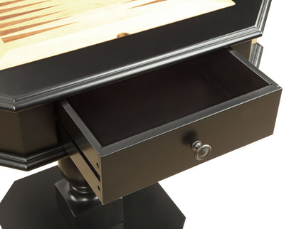 Bishop - Reversible Chess Checker Game Table With Game Tray (Chess Fingures Not Included)