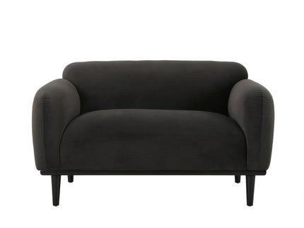 Sway - Upholstered Loveseat With Wood Legs And Round Arms
