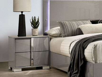 Nightstand With Vertical Handles