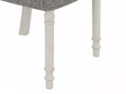 Tannen - Dining Side Chair (Set of 2) - White And Gray