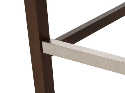 Solstara - Upholstered Dining Barstool With Button Tufted And Wing Back