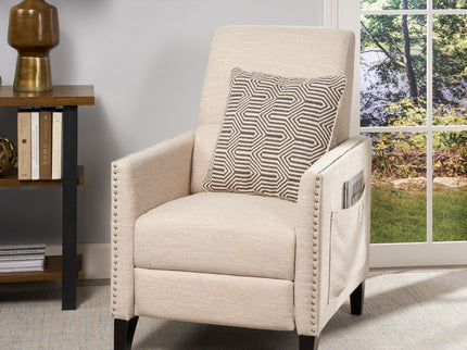 Kiersten - Contemporary Fabric Pushback Recliner