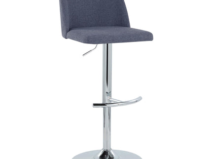 Toriano - Contemporary Adjustable Barstool With Swivel & Rounded T Footrest (Set of 2)