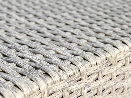 Modern Patio Wicker Loveseat With Cushions
