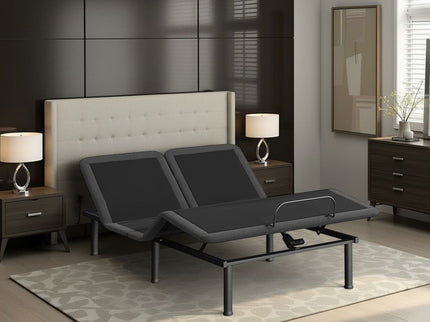 Quick Assembly Adjustable Bed Frame With Voice Activated Controls
