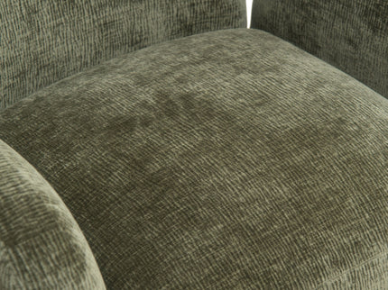 360° Swivel Accent Chair For Living Room - Olive Green