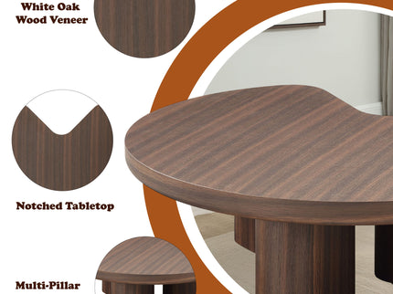 Yoab - Coffee Table - Brown Oak