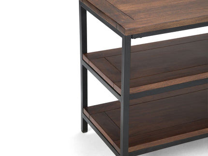 Skyler - TV Media Stand - Dark Cognac Brown