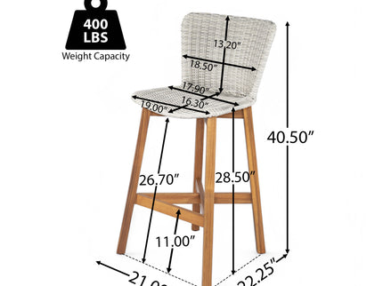 Lymington - Outdoor Bar Stool (Set of 2)