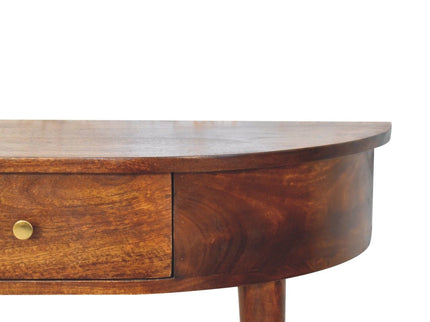 Backless Mounted Console - Brown