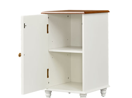 Floor Cabinet With Adjustable Shelf, Storage For Entryway