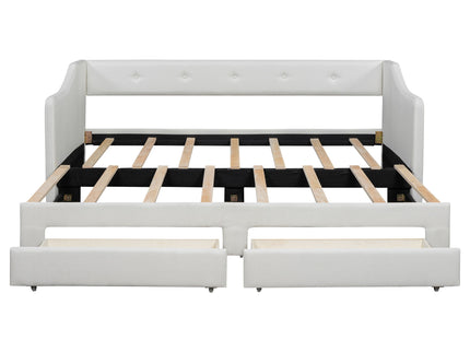 Upholstered Daybed With 2 Drawers