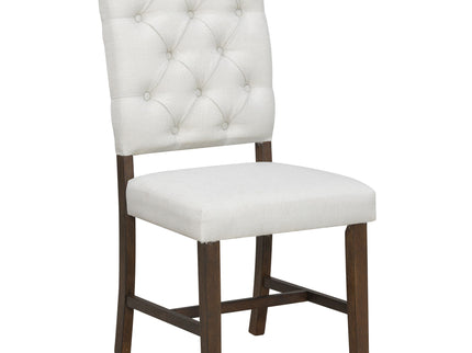Dining Set With Leaf Round Table And 4 Upholstered Chairs