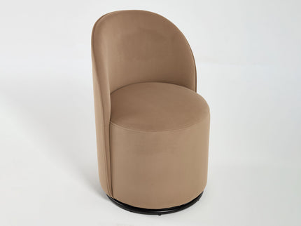 360 Degree Swivel Armless Dining Barrel Chair