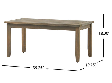 Outdoor Chat Set With Coffee Table And Loveseat