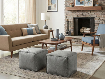 Brody - Versatile Square Pouf