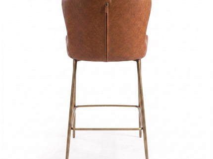 Modern Counter Stool With Upholstered Seat
