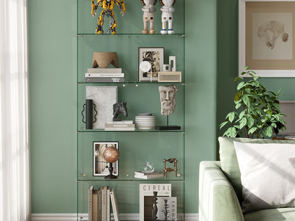 Display Cabinet With Shelf Double Doors And Lock