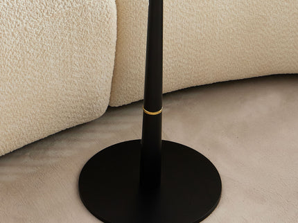 Modern Square Coffee Table And Computer Desk - Black / Gold