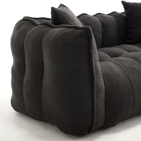 Cozy Beanbag Chair With High Resilience Foam Core For 2
