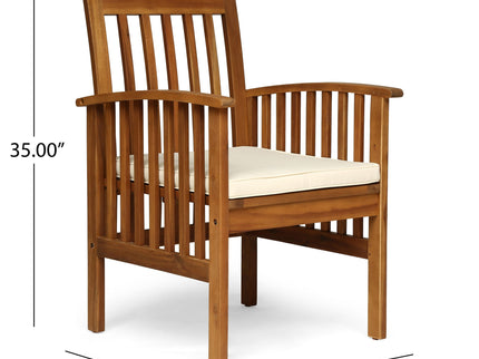 Casa - Acacia Dining Chair Set With Cushions,