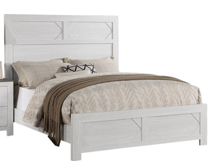 Transitional Bed With High Headboard